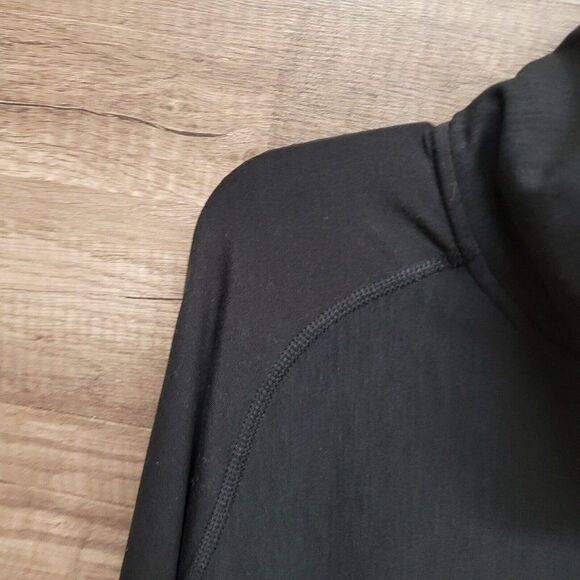 Adidas Climalite Jacket Black Performer Baseline 1/4 Zip Active Womens L - Picture 10 of 13